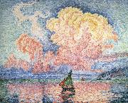 pink cloud Paul Signac